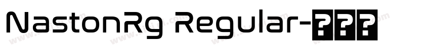 NastonRg Regular字体转换